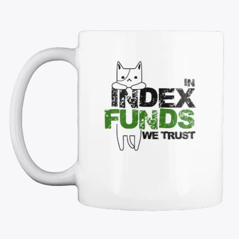 In Index Funds We Trust, Cat lover gift