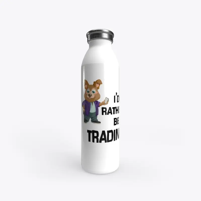 I'd Rather be Trading, Funny Cartoon Dog